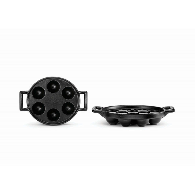 Revol snail dish, cast-iron black