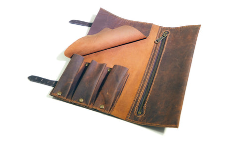 Pallarès knife case, leather