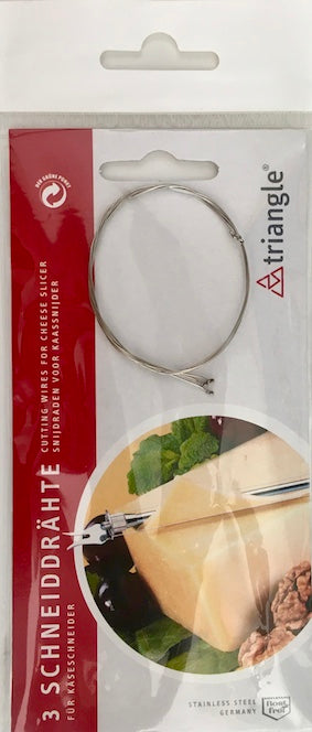 Steel wire for cheese cutter