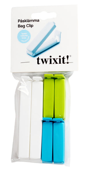 Twixit bag clips, 6 pcs