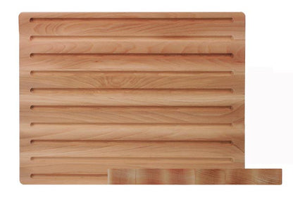 Cutting board with grooves